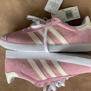 New Pink Suede Adidas Size 6.5M